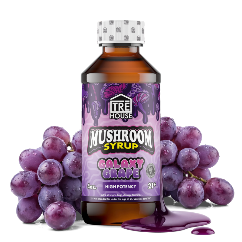 High-Potency Mushroom Syrup - Galaxy Grape - 4oz - (6 Pack)