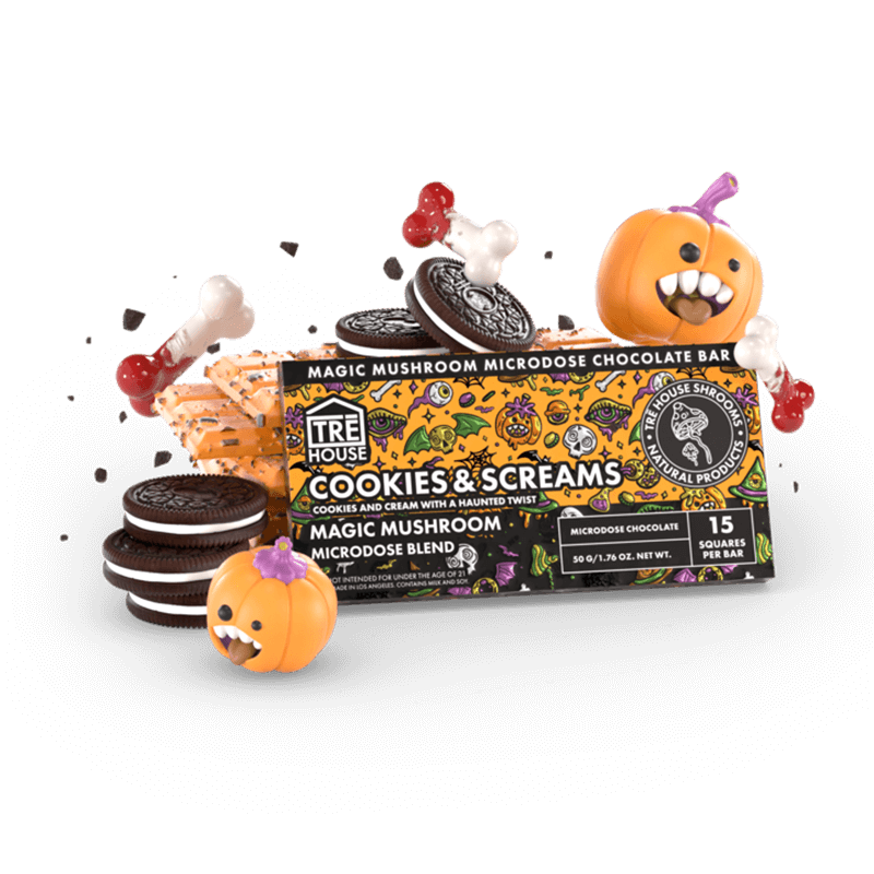 Chocolate Bar - Cookies & Screams - Magic Mushrooms - (10 Pack)