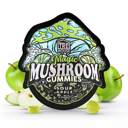 Gummies - Magic Mushroom - Sour Apple (10 Pack)