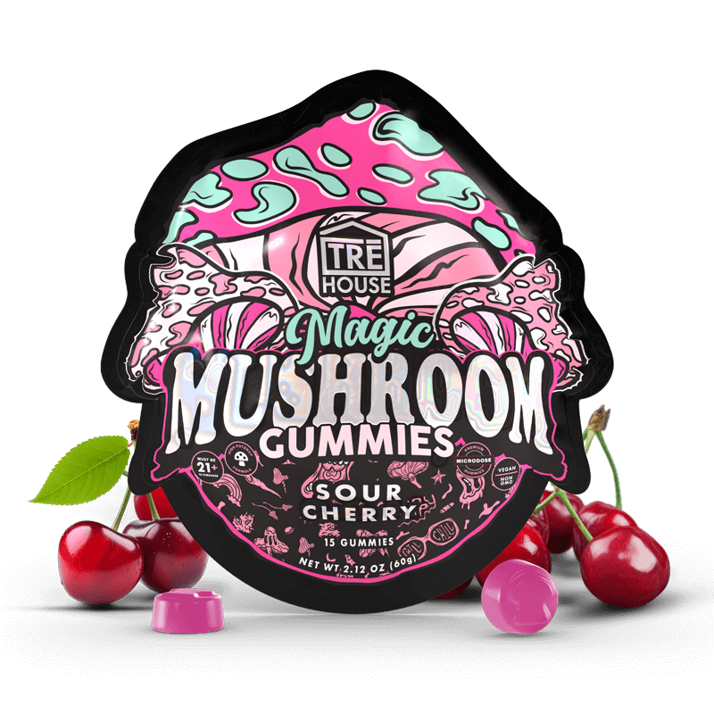 Gummies - Magic Mushroom - Sour Cherry (10 Pack)