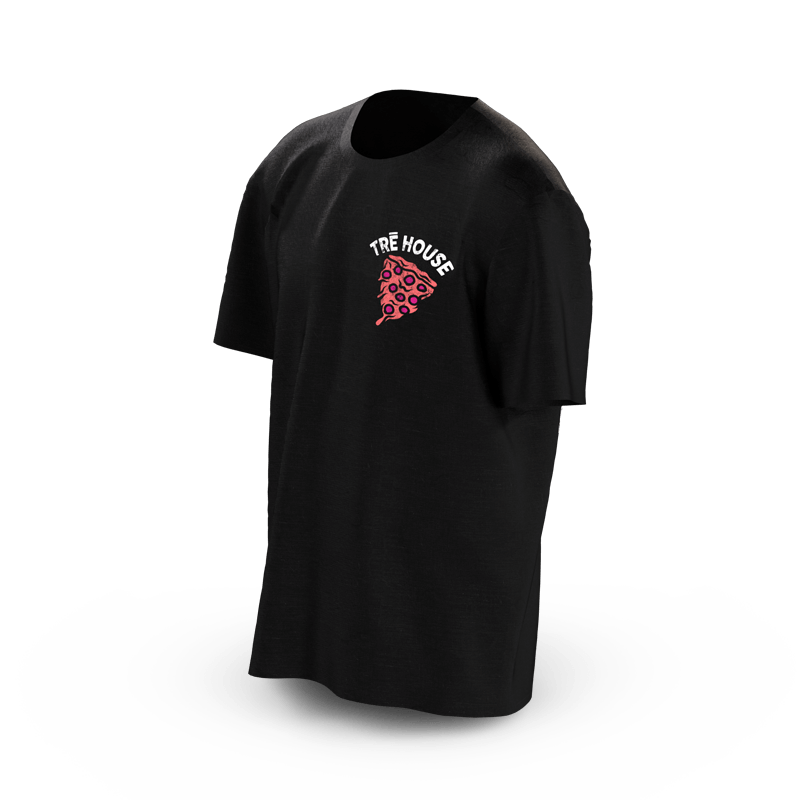 TRE House - Pizza Graphic T-Shirt