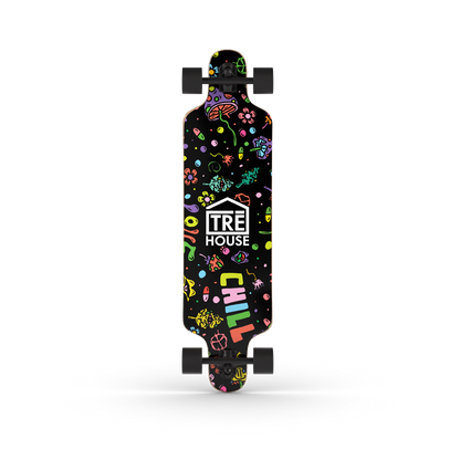 TRE House - Longboard Deck Assembled - 10"