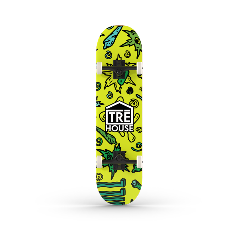 TRE House - Skateboard Deck Assembled - 8.25"