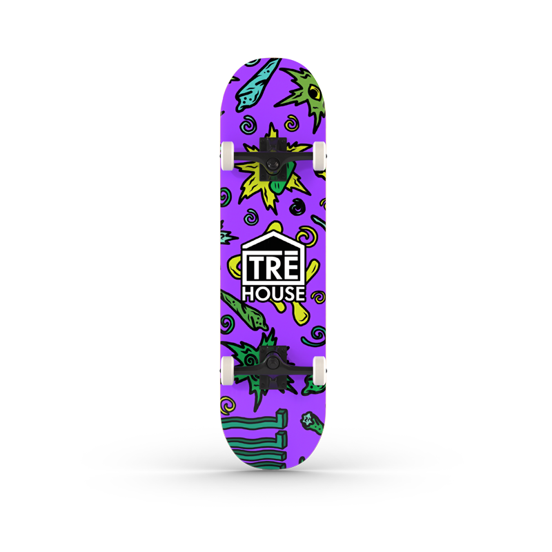 TRE House - Skateboard Deck Assembled - 8.25"