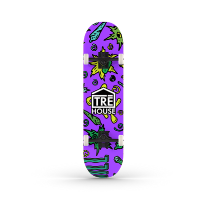 TRE House - Skateboard Deck Assembled - 8.25"