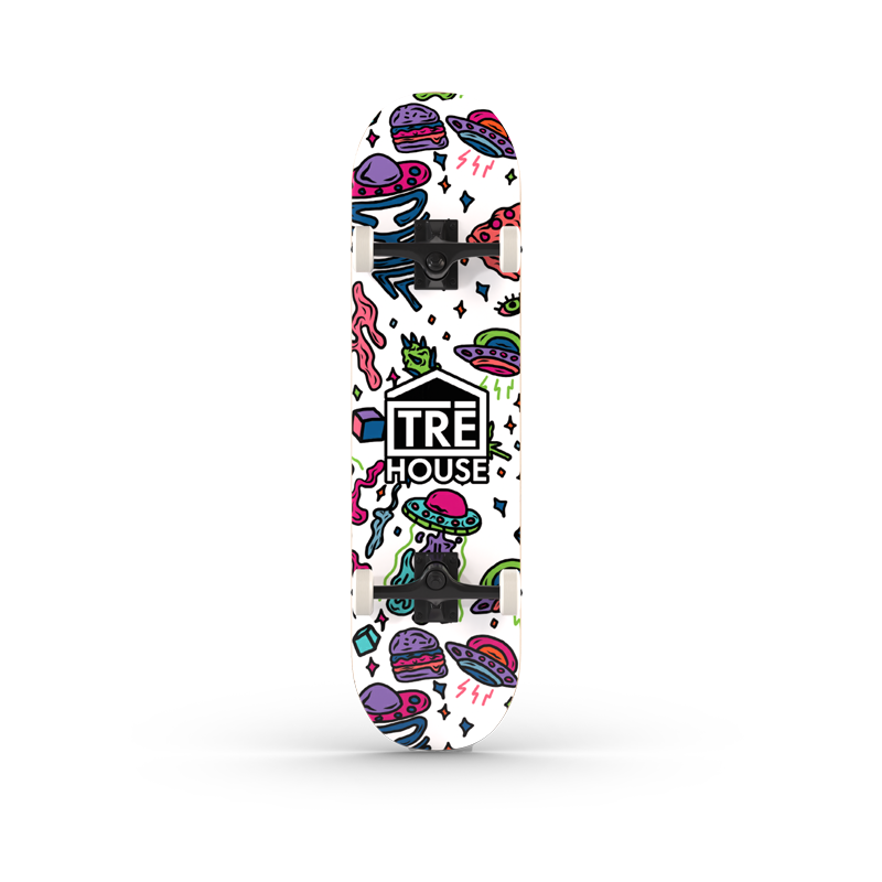 TRE House - Skateboard Deck Assembled - 8.25"