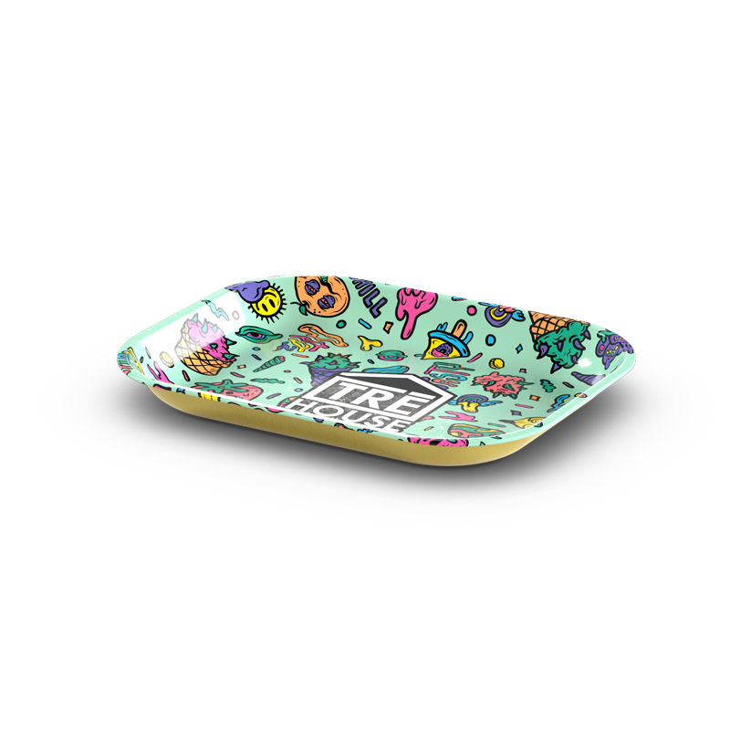 TRE House - Metal Rolling Tray - Small