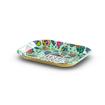 TRE House - Metal Rolling Tray - Small