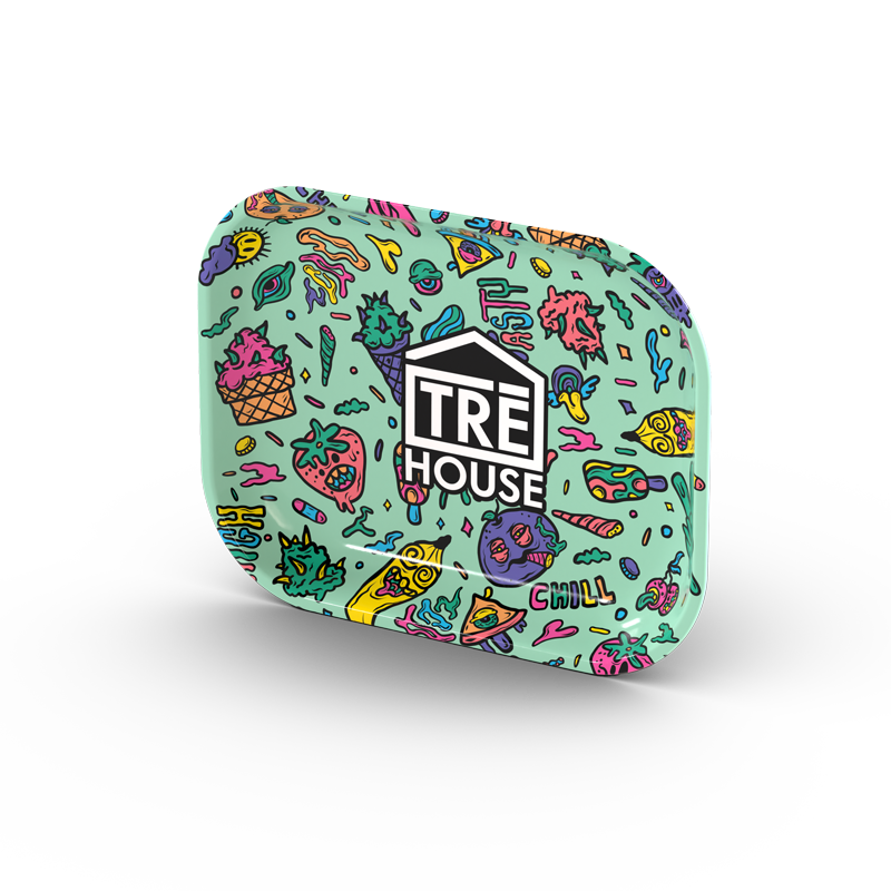 TRE House - Metal Rolling Tray - Small