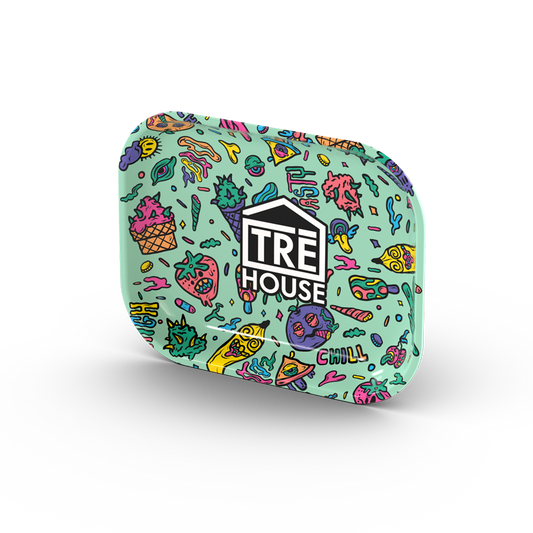 TRE House - Metal Rolling Tray - Small