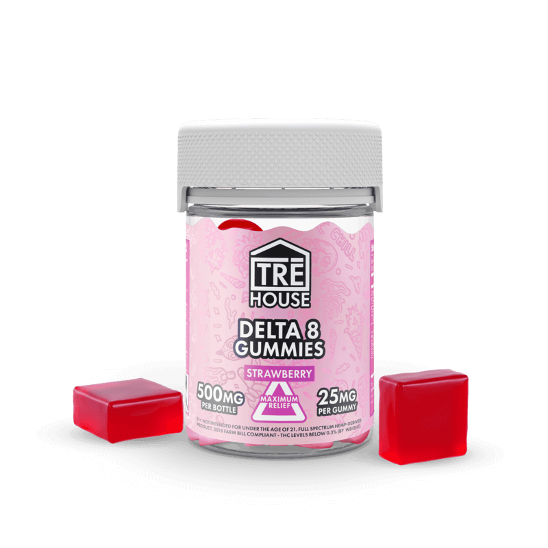 Gummies - Delta 8 - Strawberry - (6 Pack)