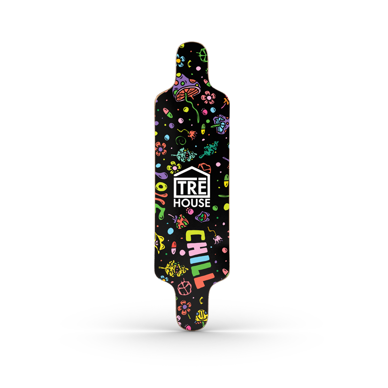 TRE House - Longboard Deck - 10"