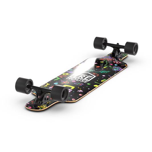 TRE House - Longboard Deck Assembled - 10"