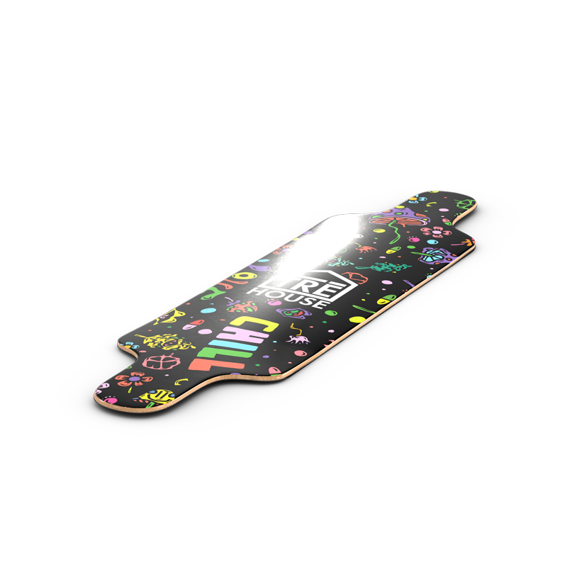 TRE House - Longboard Deck - 10"