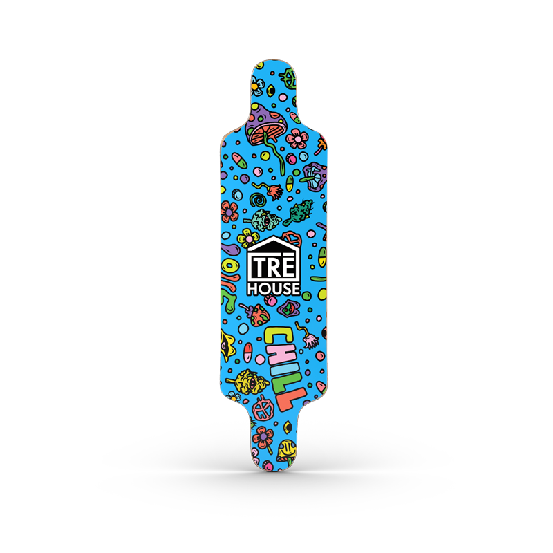 TRE House - Longboard Deck - 10"