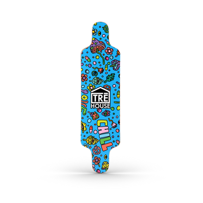 TRE House - Longboard Deck - 10"