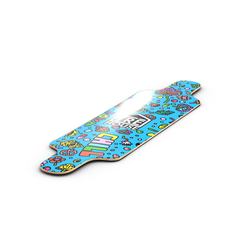 TRE House - Longboard Deck - 10"