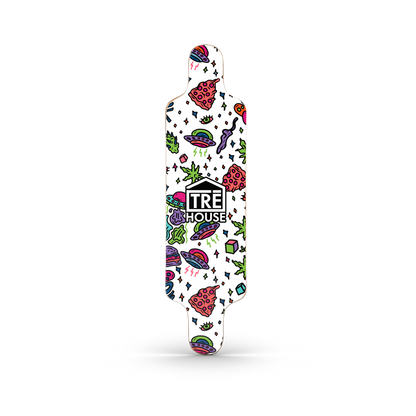 TRE House - Longboard Deck - 10"