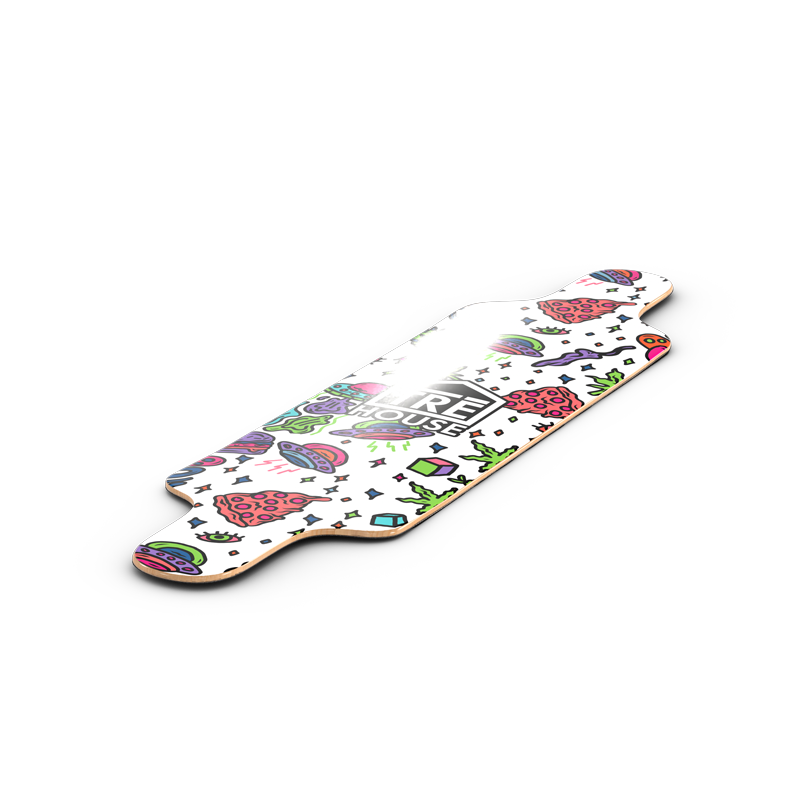 TRE House - Longboard Deck - 10"