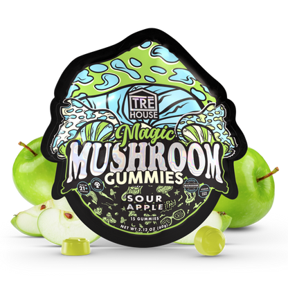 Gummies - Magic Mushroom - Sour Apple (10 Pack)