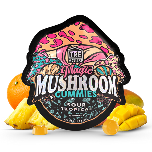 Gummies - Magic Mushroom - Sour Tropical (10 Pack)