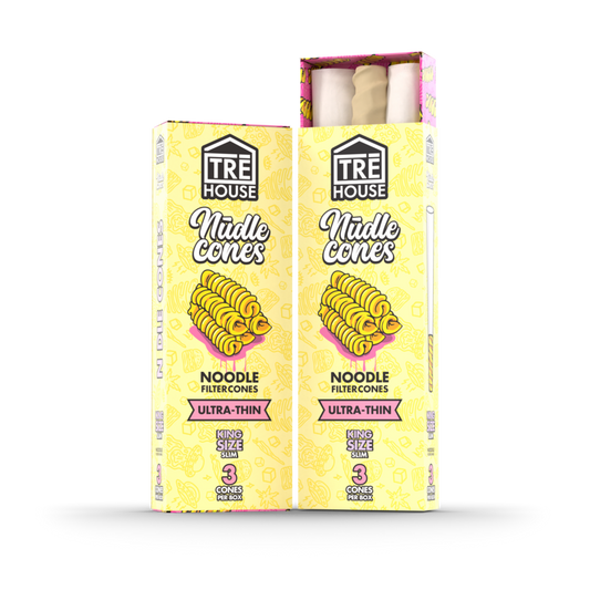 Pre Roll Cones - Nudle Cones - 3 Pack - King Size Slim - (24 Pack)