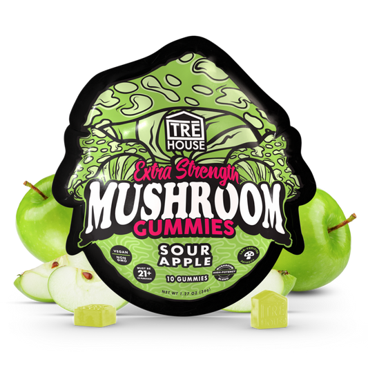 Extra Strength Gummies - Magic Mushroom - Sour Apple (10 Pack)
