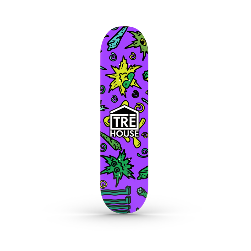 TRE House - Skateboard Deck - 8.25"