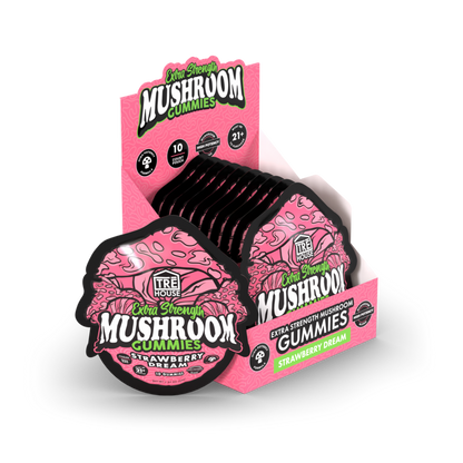 Extra Strength Gummies - Magic Mushroom - Strawberry Dream (10 Pack)