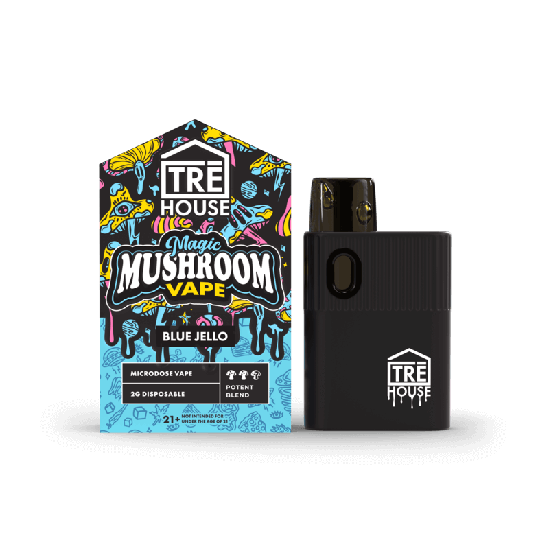 Magic Mushroom Vape - Blue Jello - 2 Grams - (6 Pack)