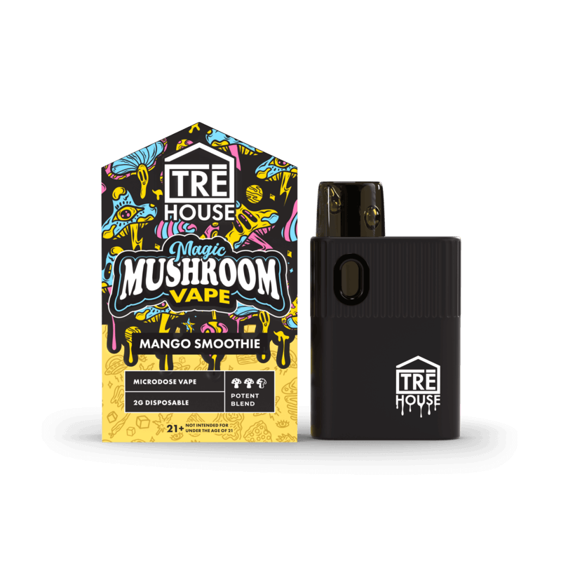 Magic Mushroom Vape - Mango Smoothie - 2 Grams - (6 Pack)