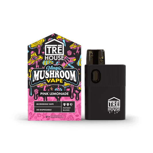 Magic Mushroom Vape - Pink Lemonade - 2 Grams - (6 Pack)