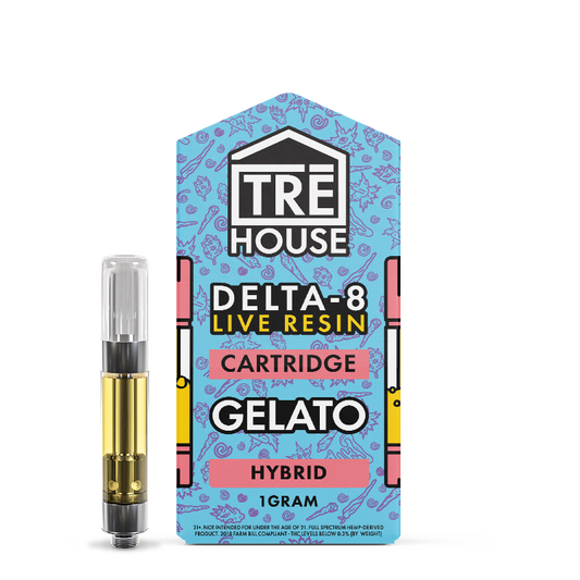 Cartridges - Gelato - Hybrid - Live Resin - Delta 8 - (5 Pack)