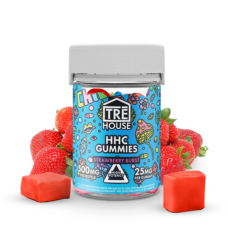 Gummies - High Potency HHC - Strawberry Burst - 20ct - (6 Pack)