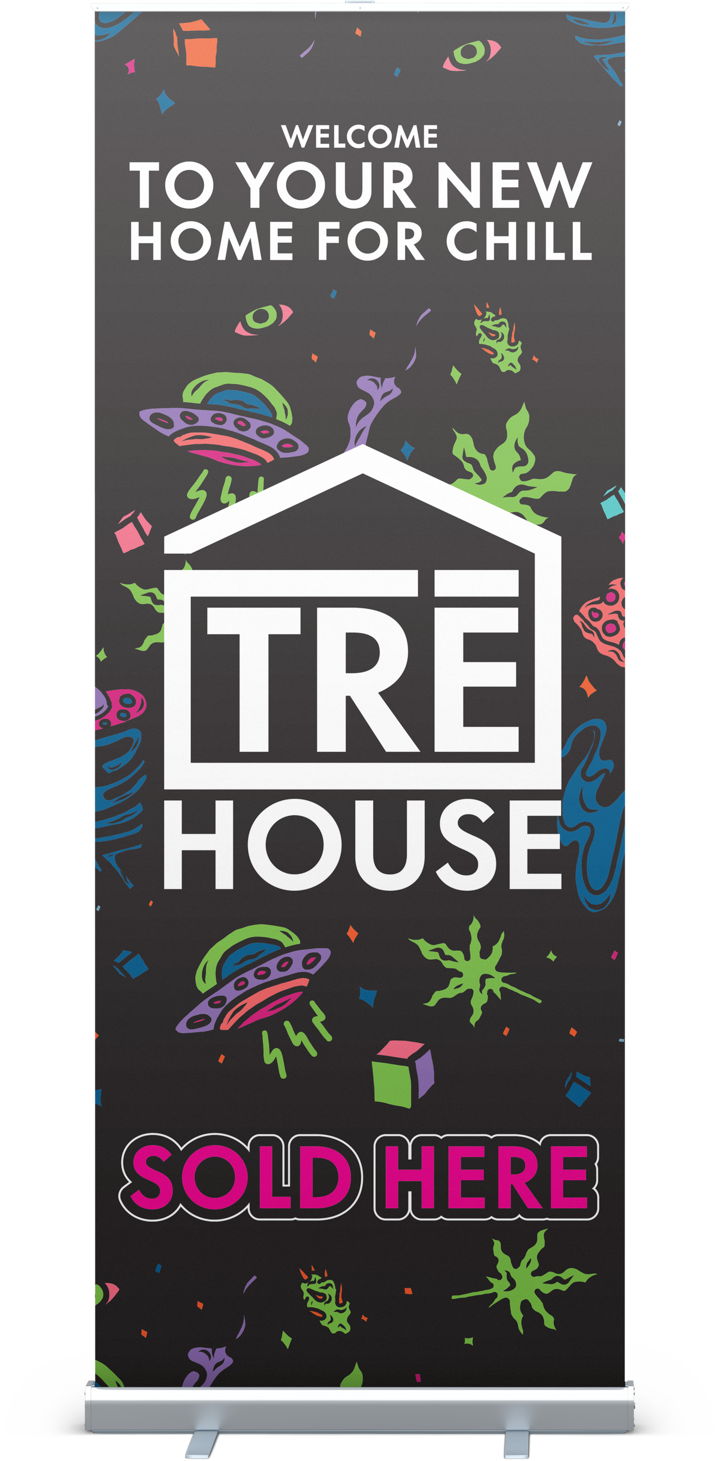 TRE House Pull Up Banner