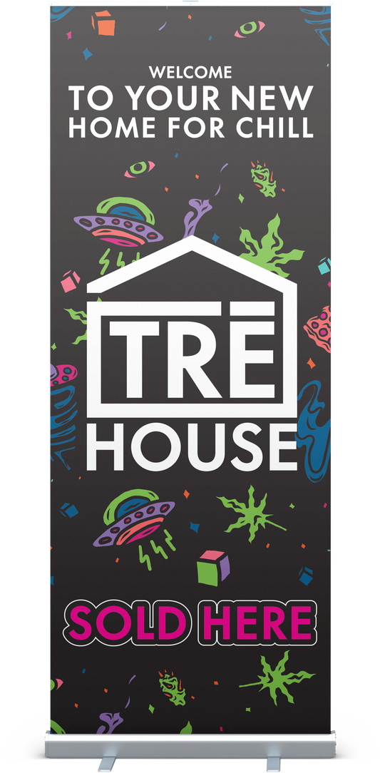 TRE House Pull Up Banner