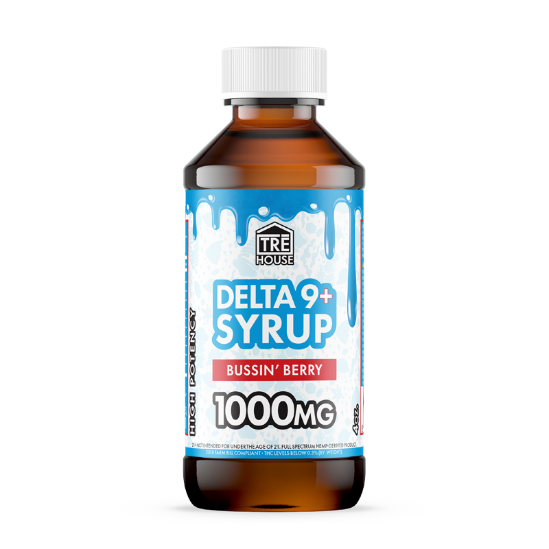 Syrup - Bussin' Berry - 1000mg - Delta 9 - 4oz - (6 Pack)